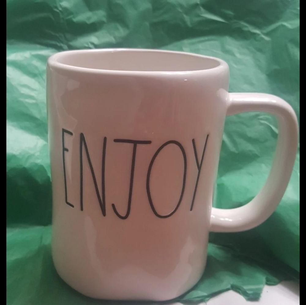 Rae Dunn "ENJOY" mug